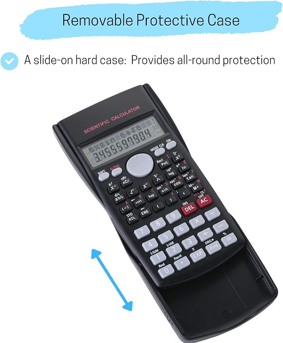 Mr. Pen Science 2 Line Calculator - Fractional & College Math Calculator for Students & Engineers