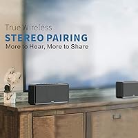 Vista 7 de DOSS SoundBox XL 32W Altavoz Bluetooth Paquete Soundbox Touch Altavoz inalámbrico Bluetooth portátil - Negro