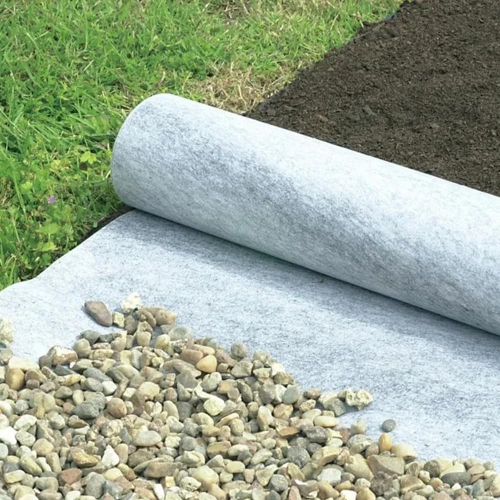 FORTUNATO Geotessuto Non Tessuto TNT 1m x 50m 200 g Fiocchi Poliestere Polipropilene Telo da Giardino Protezione Erbacce