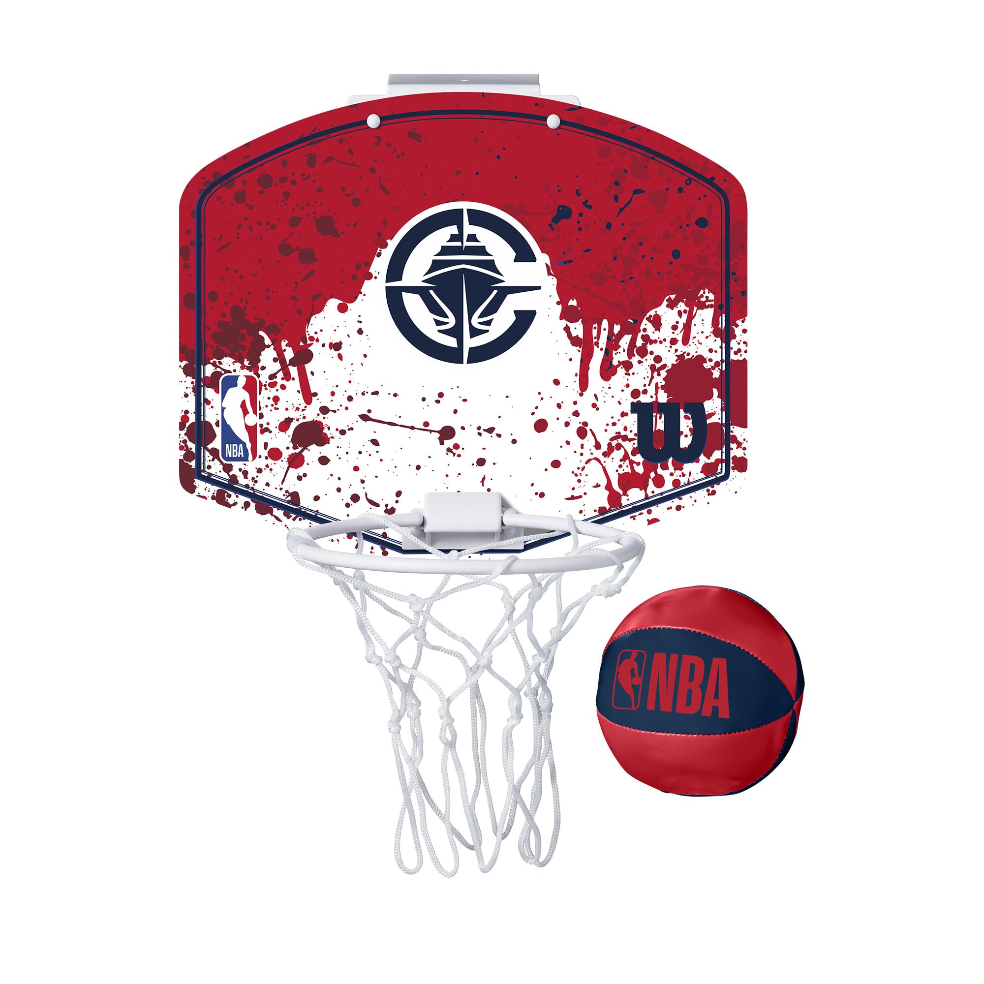 Photo 1 of  missing the mini hoop just the basketball WILSON NBA Team Mini Hoop - Los Angeles Clippers