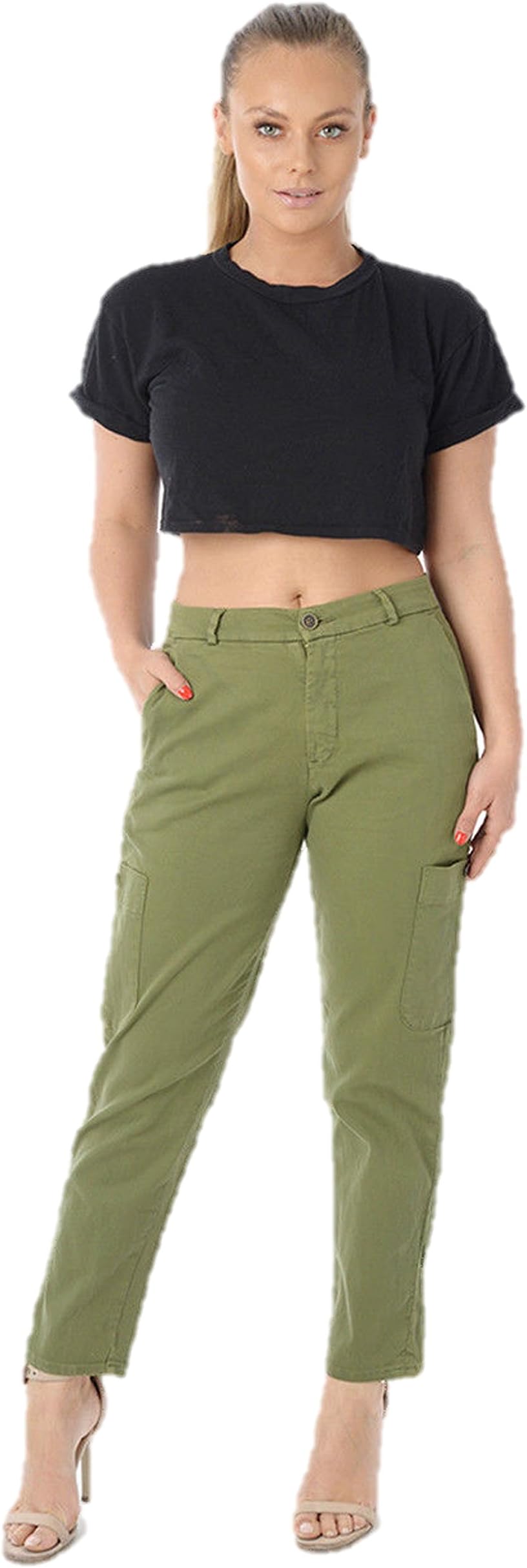 Ex Zara Ladies W/B Collection Jeans (Red, Green & Black)