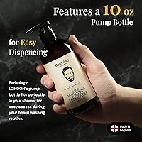 Vista 6 de Hidratante 2 en 1 para barba y cara con aceite de jojoba, aceite de argán y aceite de aguacate, acondiciona el cabello facial seco, picazón