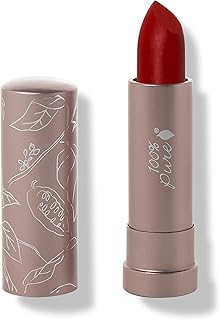 100% PURE Cocoa Butter Matte Lipstick Full Stay All Day Coverage, Lasting Moisturizing & Softening Natural Lip Color for All Skin Tones Vegan Fruit Pigmented Blood Orange (Classic Brick Red) - 0.15 oz