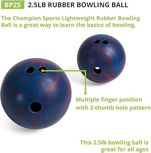 Miniatura 11 de Champion Sports Bola de bolos de goma