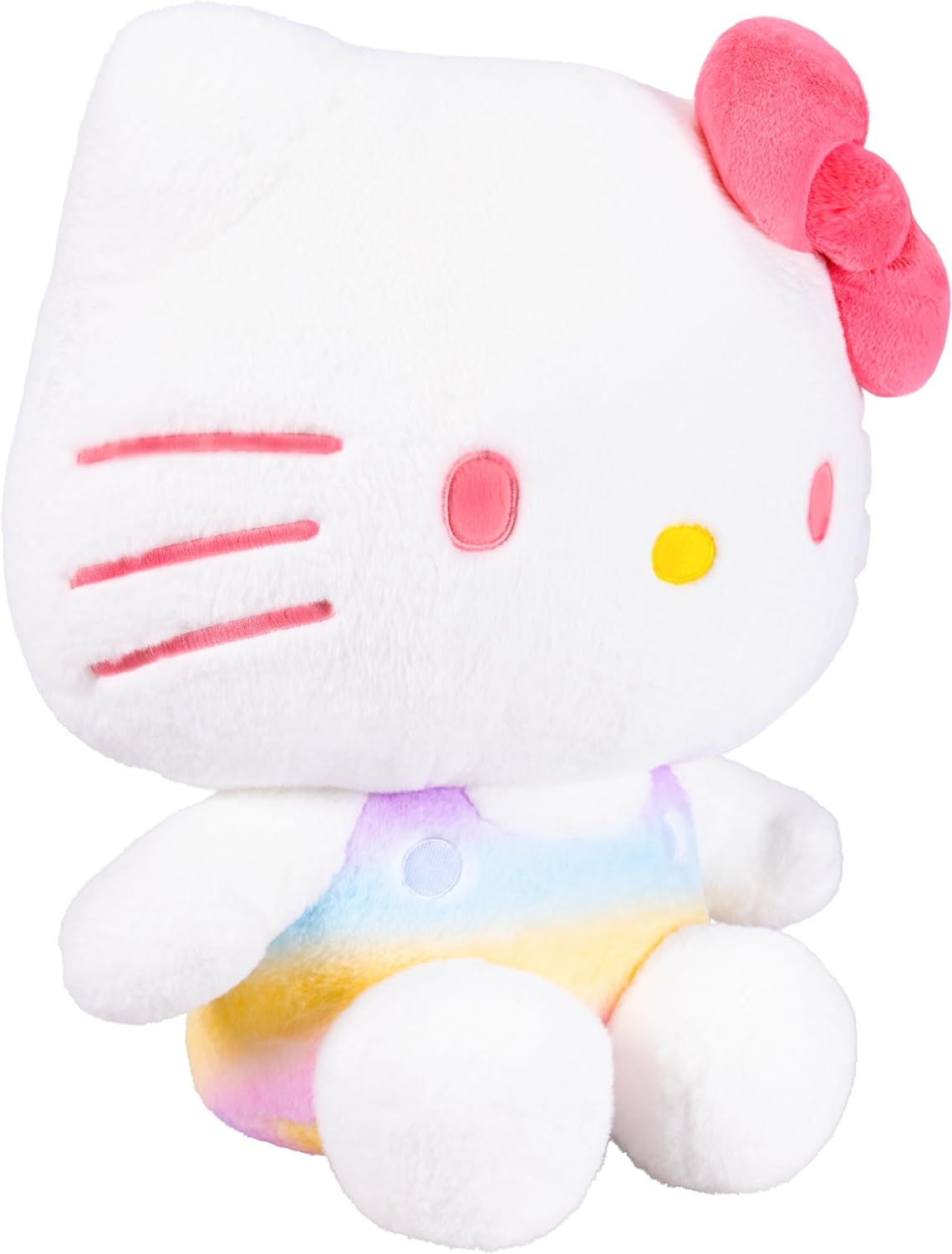 Jazwares Hello Kitty® and Friends, Hello Kitty® 24-inch Soft Rainbow Plush - Officially Licensed Sanrio Product from Ages 6+