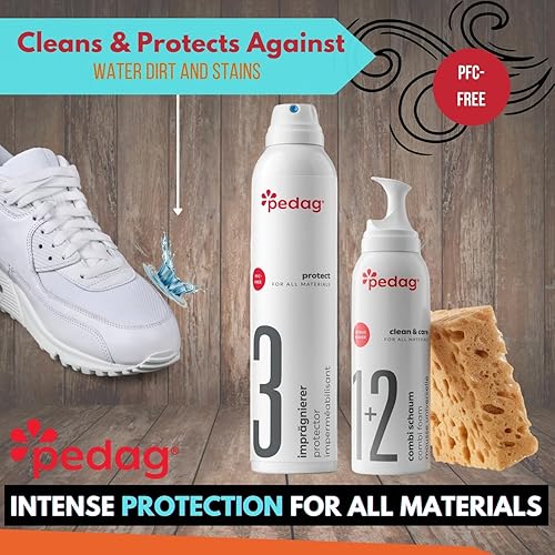 Miniatura 11 de pedag Impermeable, Aerosol German Tech, repelente al agua y a las manchas, protector de gamuza protector de impermeabilización, Claro