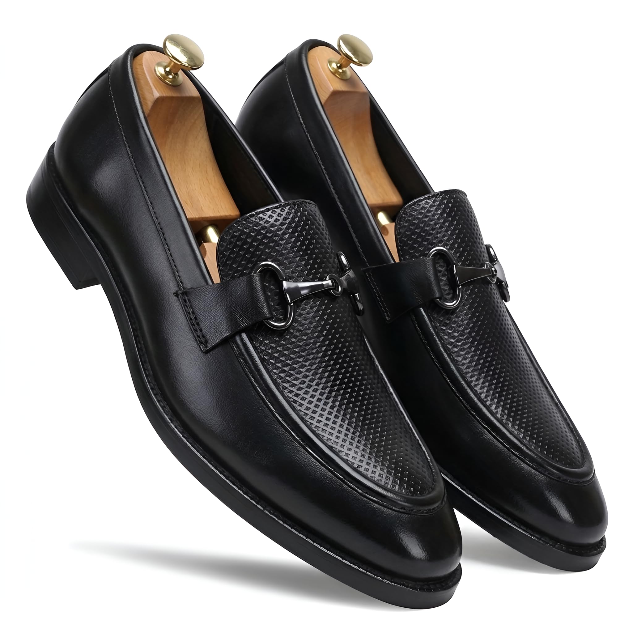 tom hendrix Men's Genuine Leather Moccasin Shoes Handcrafted Slip-On Loafers for Formal & Casual Wear-picture-41