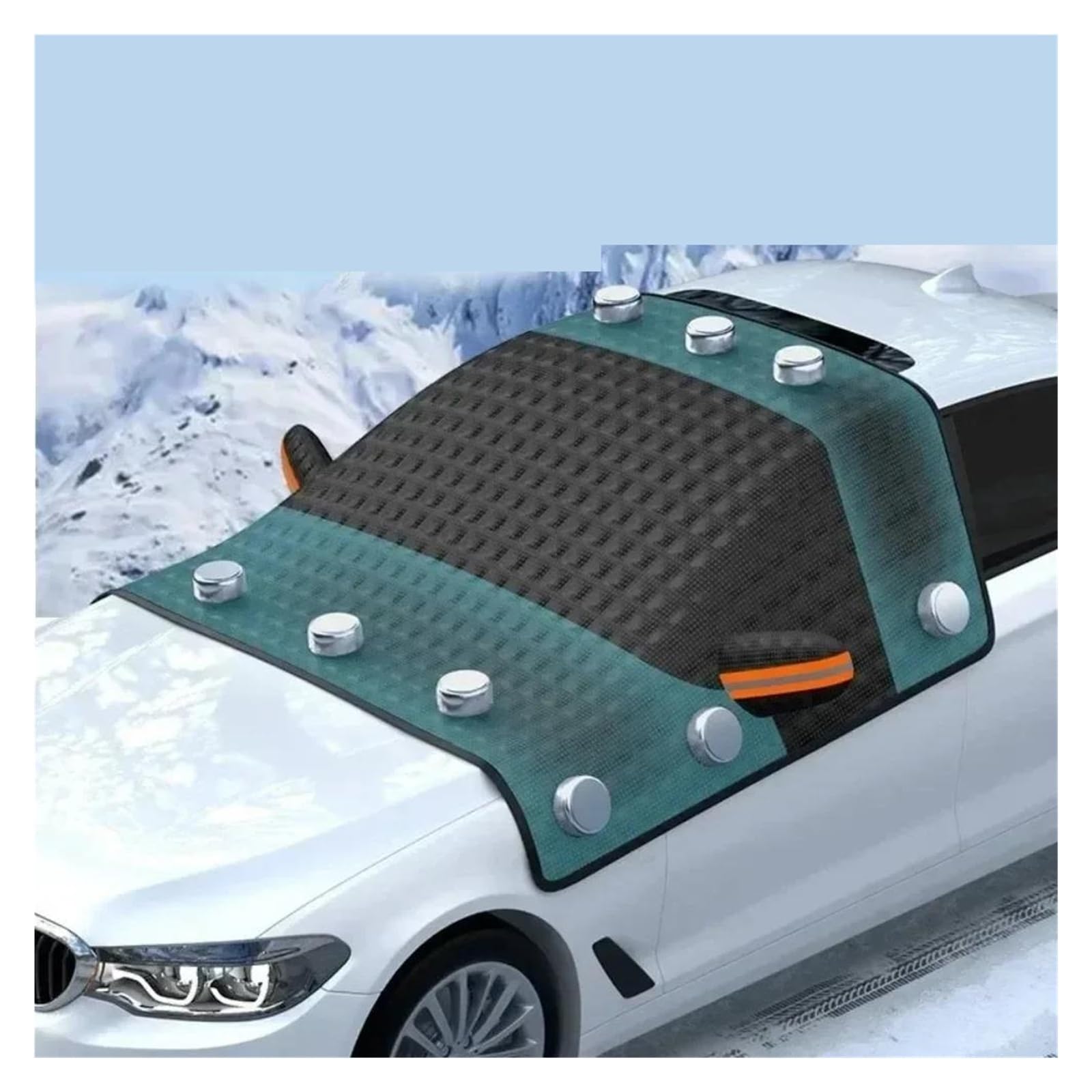 Copri Parabrezza Auto Inverno Parabrezza per Auto, paraneve, Parasole Invernale per Esterni, Parasole per Parabrezza Automatico antighiaccio