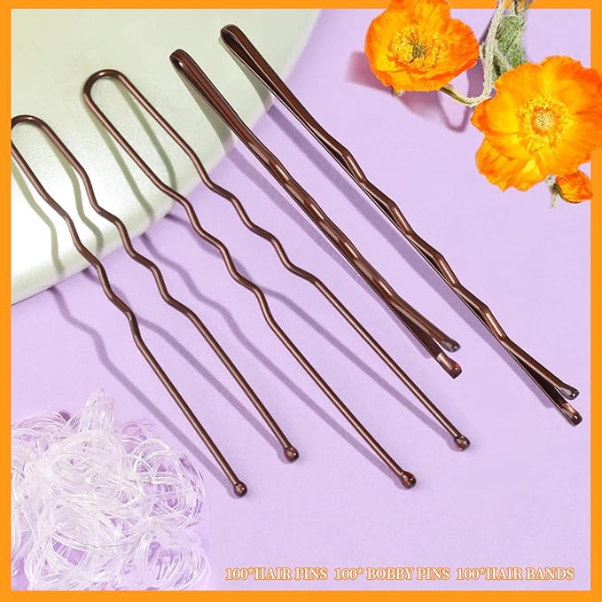 💖 300Pcs Bobby Pins Hair Kit! Hairstyles Made Easy 💖