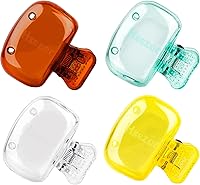 Vista 17 de Hxezoc Paquete de 4 fundas de cabeza de cepillo de dientes de viaje, protector de cepillo de dientes, estuche protector de cepillo de cepillo