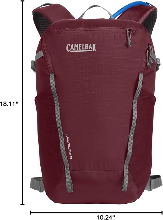CamelBak Cloud Walker 18 Hiking Hydration Pack, Cabernet