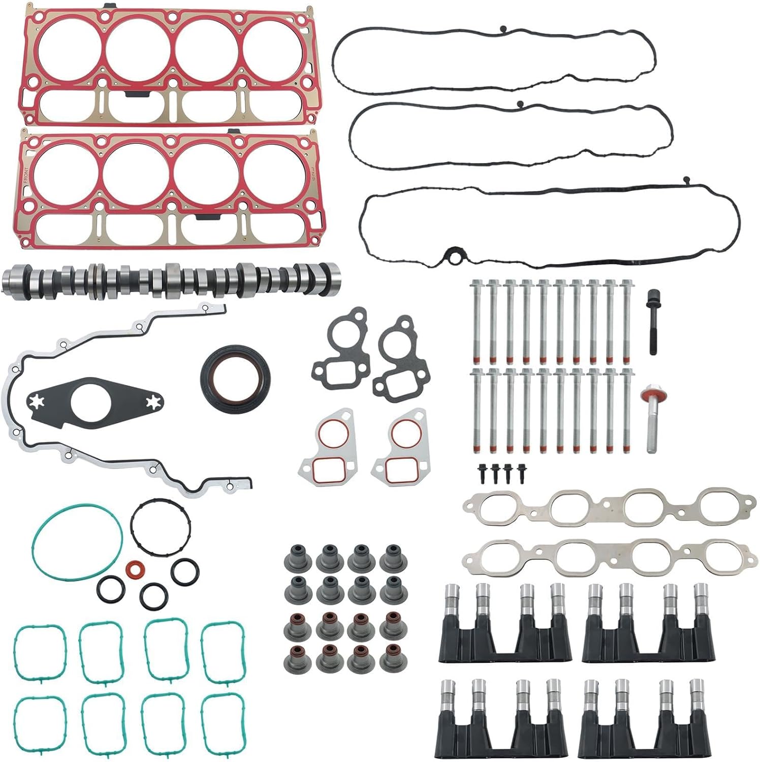 labwork Disable Camshaft Lifter Kit 5.3 Head Gasket Set Replacement for Chevrolet Gen V L83 5.3L Engine 2014-2021 12499225 HS26744PT 12619823