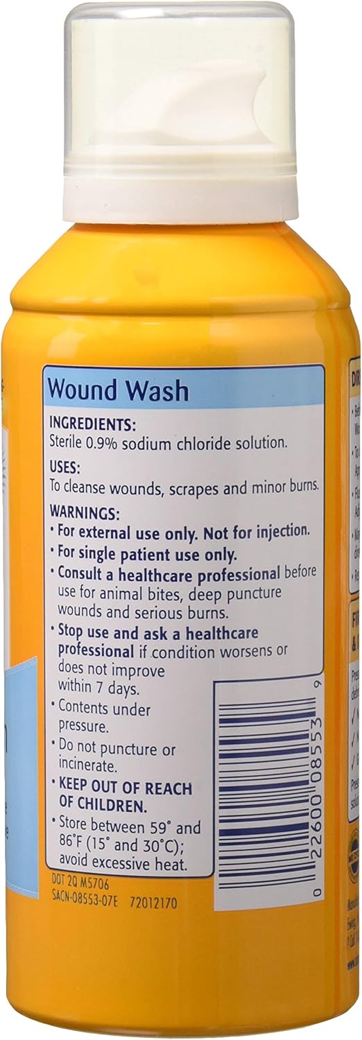 Simply Saline Wound Wash Spray - 3 oz, Pack of 5 - Image 2