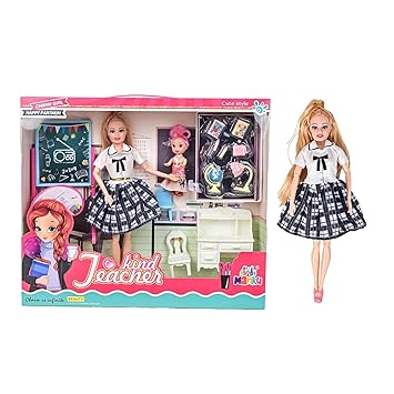 Yunicorn Max Teacher & Student Doll Set with Classroom Kit
