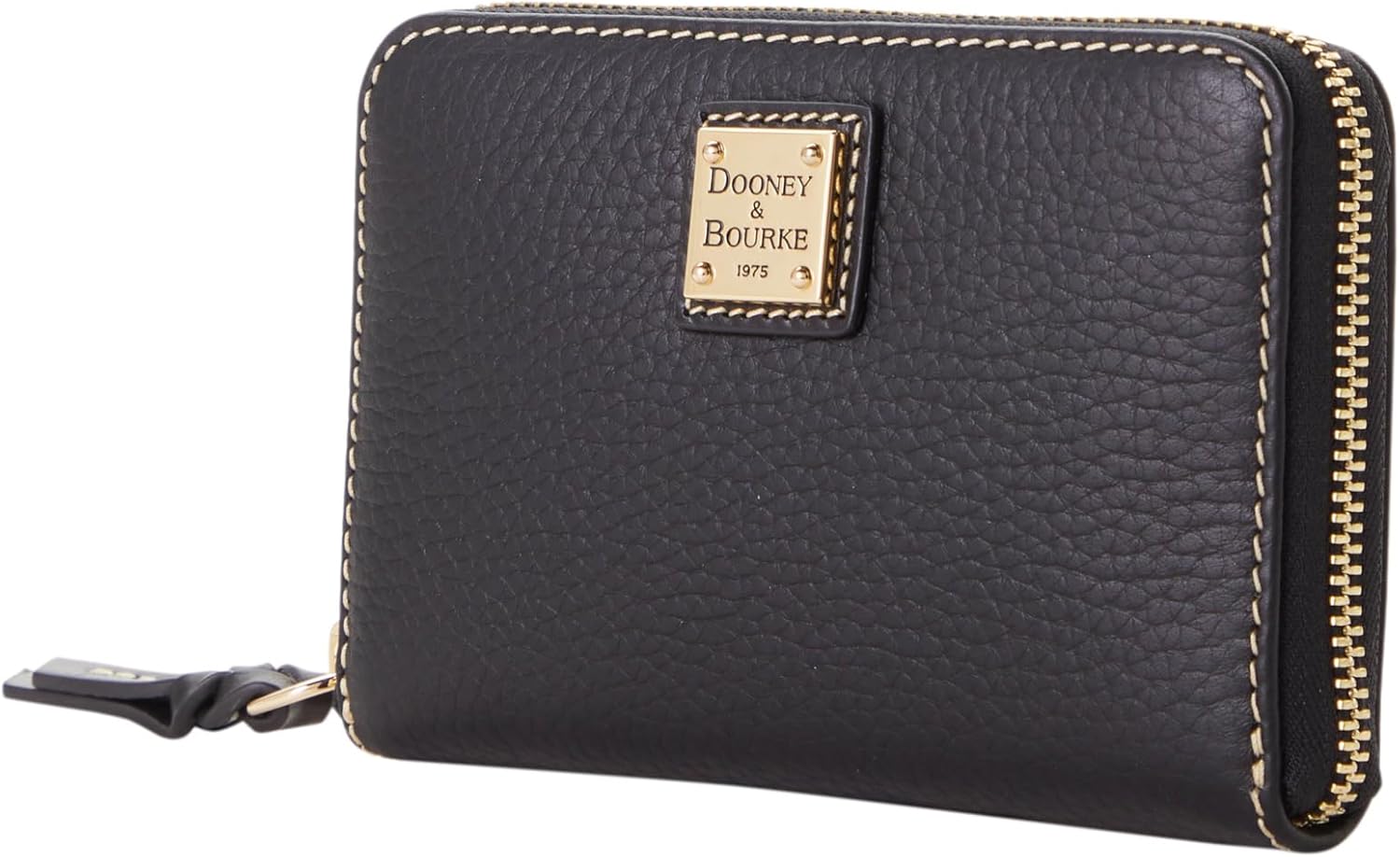 Dooney & Bourke Pebble Grain Medium Zip Around Wallet