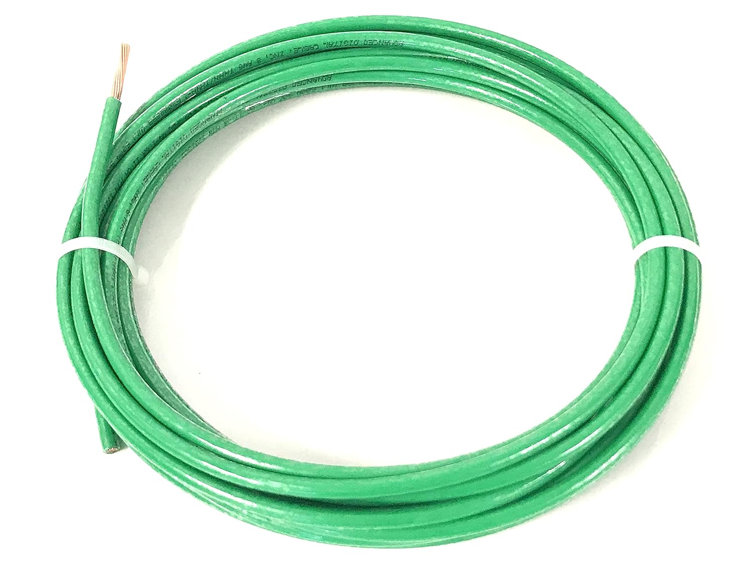 AC/DC Wire And Supply THHN THWN2 600V 10 AWG Gauge Green Nylon