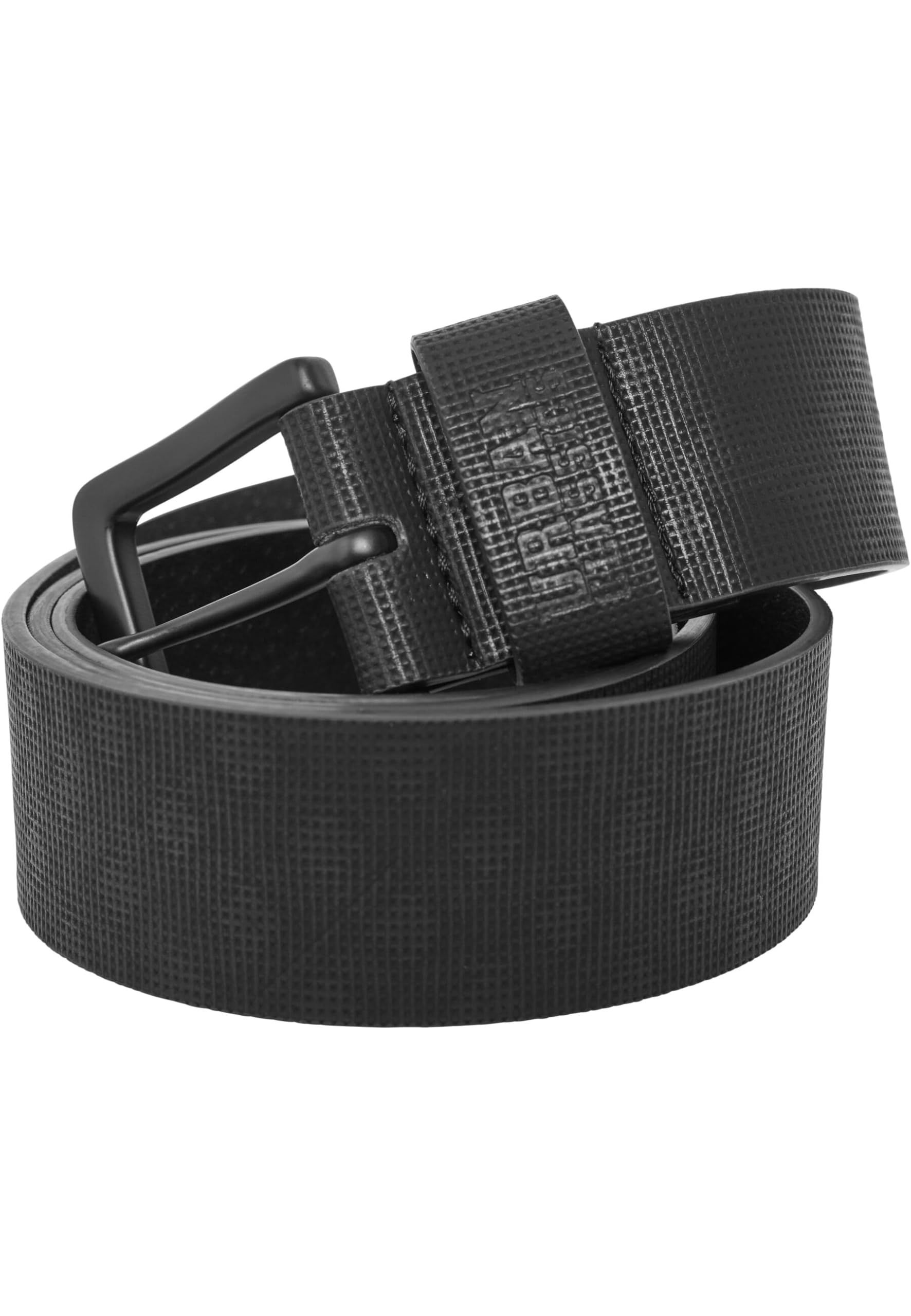 Urban Classics Unisex_Adult Fake Leather Belt, Black (Black 00007), XL