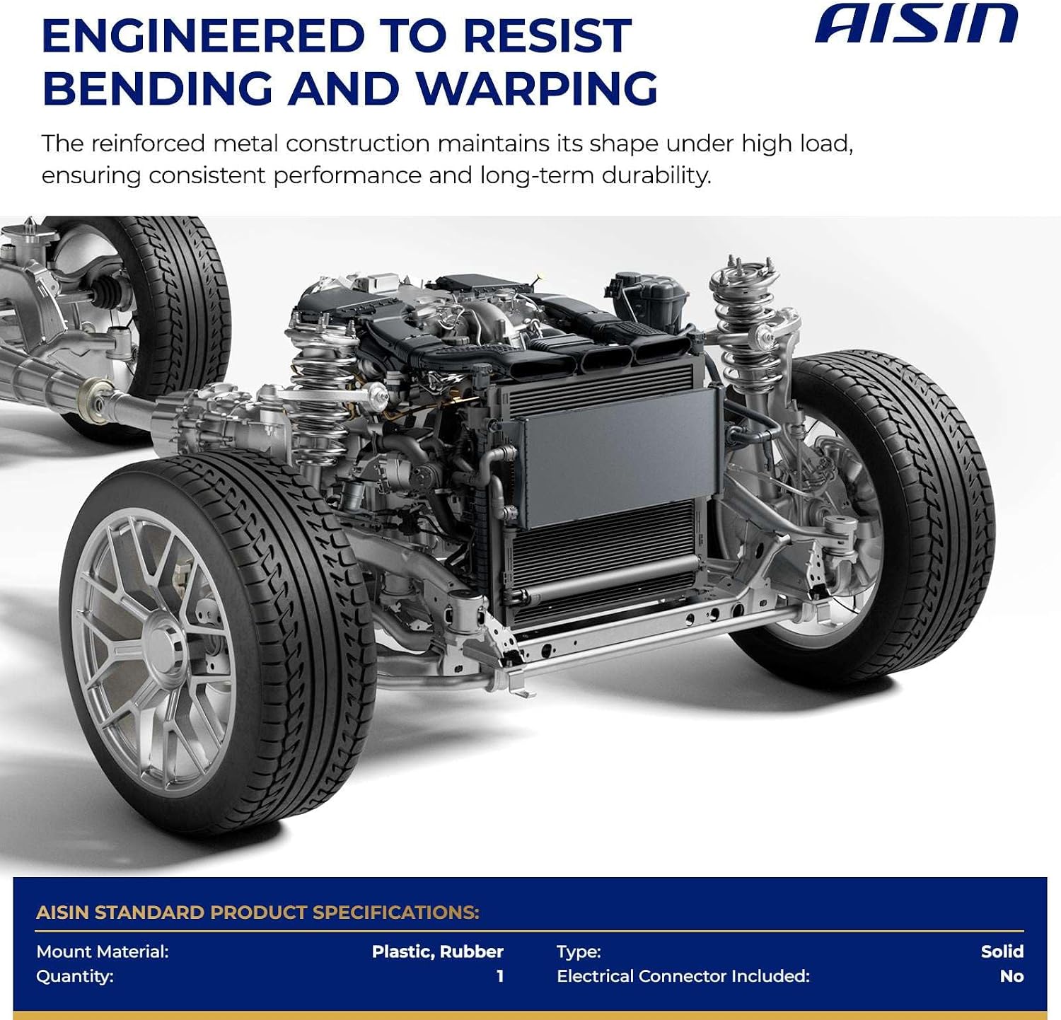 AISIN AFTERMARKET EMTN-00520 Engine Torque Strut Mount - Compatible with Nissan Altima 2016-2017, INFINITI QX60 2016-2017 - L4 2.5L