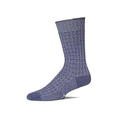 Smartwool Everyday Waffle Press Crew Socks Knee High Socks Shoes Chalk Violet