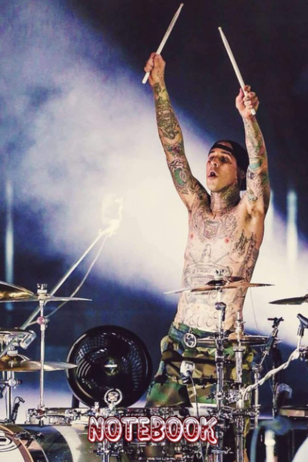 Notebook : Travis Barker Lined College Ruled Paper, Thankgiving Notebook Journal, Matte Finish Cover #494