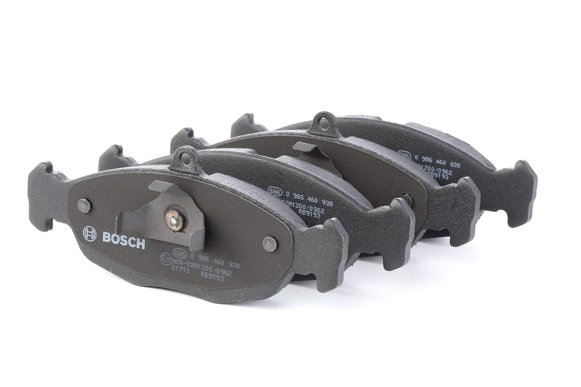 Bosch BP1280 Plaquettes De Frein Avant - Qualité Premium, Faible Bruit & Poussière, Sans Cuivre, Certifiées ECE-R90, Jeu De 4 Avec Témoins D'Usure