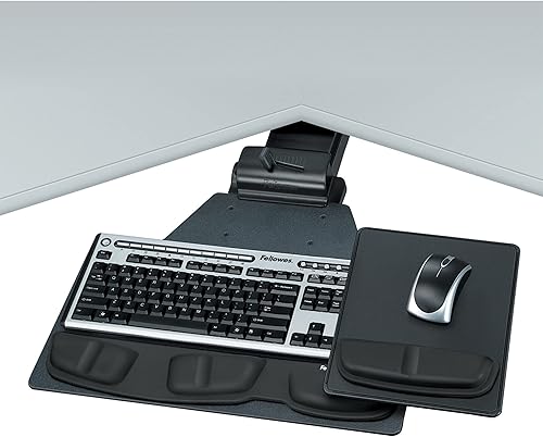 Miniatura 3 de Fellowes Bandeja de teclado ejecutiva de esquina serie profesional (8035901)