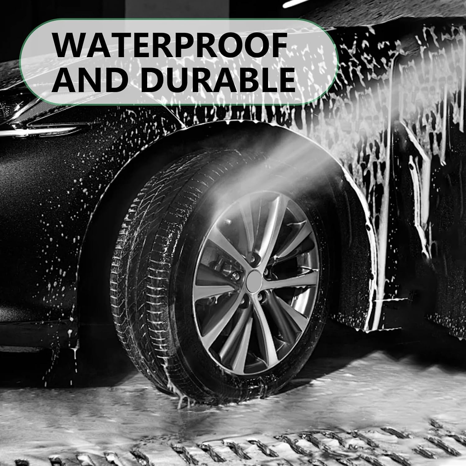 4 PCS Car Wheel Hub Center Cap, Snap-in Tight Fit Wheel Center Hub Cap Cover, Scratch-Resistant Waterproof Rim Exterior Accessories, Universal for Most Vehicles, Trucks, SUVs (Silver)
