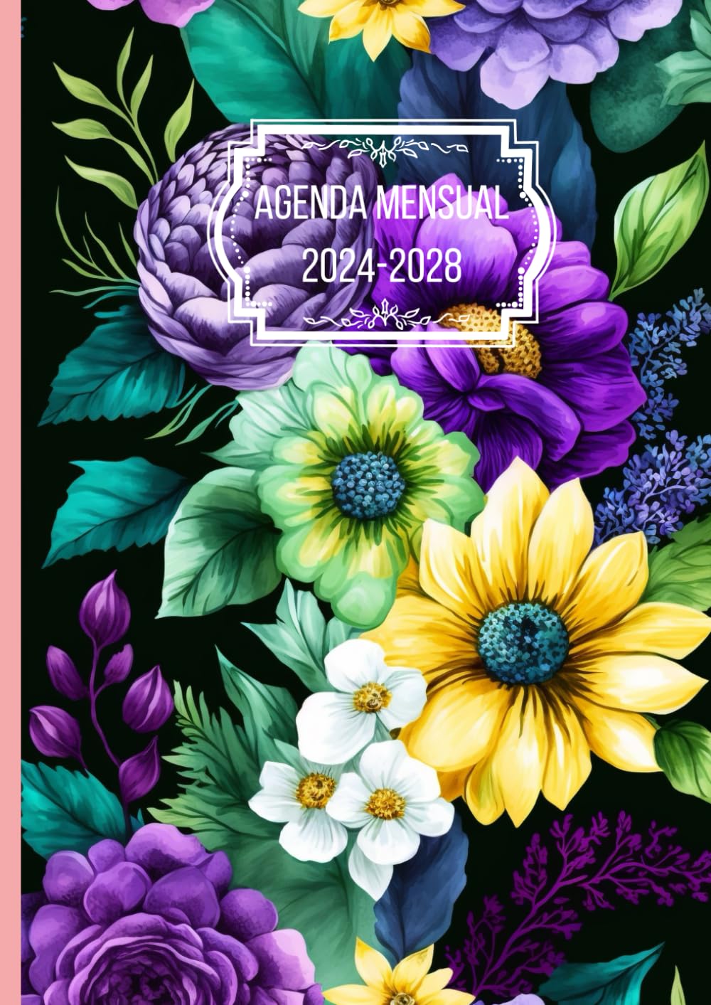 Agenda Mensual 2024-2028: 5 Años Planificador 60 Meses Diario Organizador A4 (para Enero de 2024 a Diciembre de 2028).