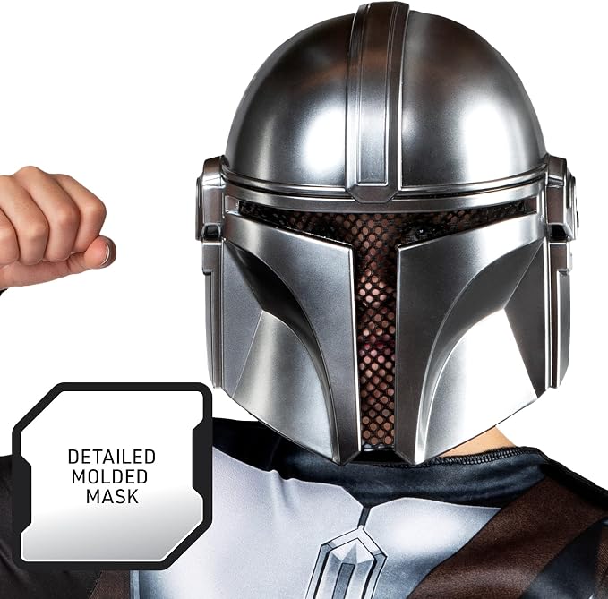 Disfraz oficial infantil The Mandalorian Star Wars miniatura 4