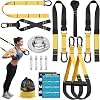 Home Resistance Training Kit for Home Gym - Resistance Bands Set with Handles, Door Anchor, Wall Mount, Guide for Full-Body Work.