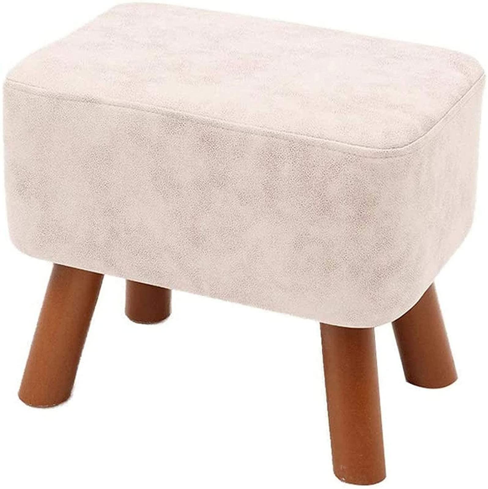 Sofá reposapiés de madera maciza para aliviar piernas cansadas y calzarse sin esfuerzo