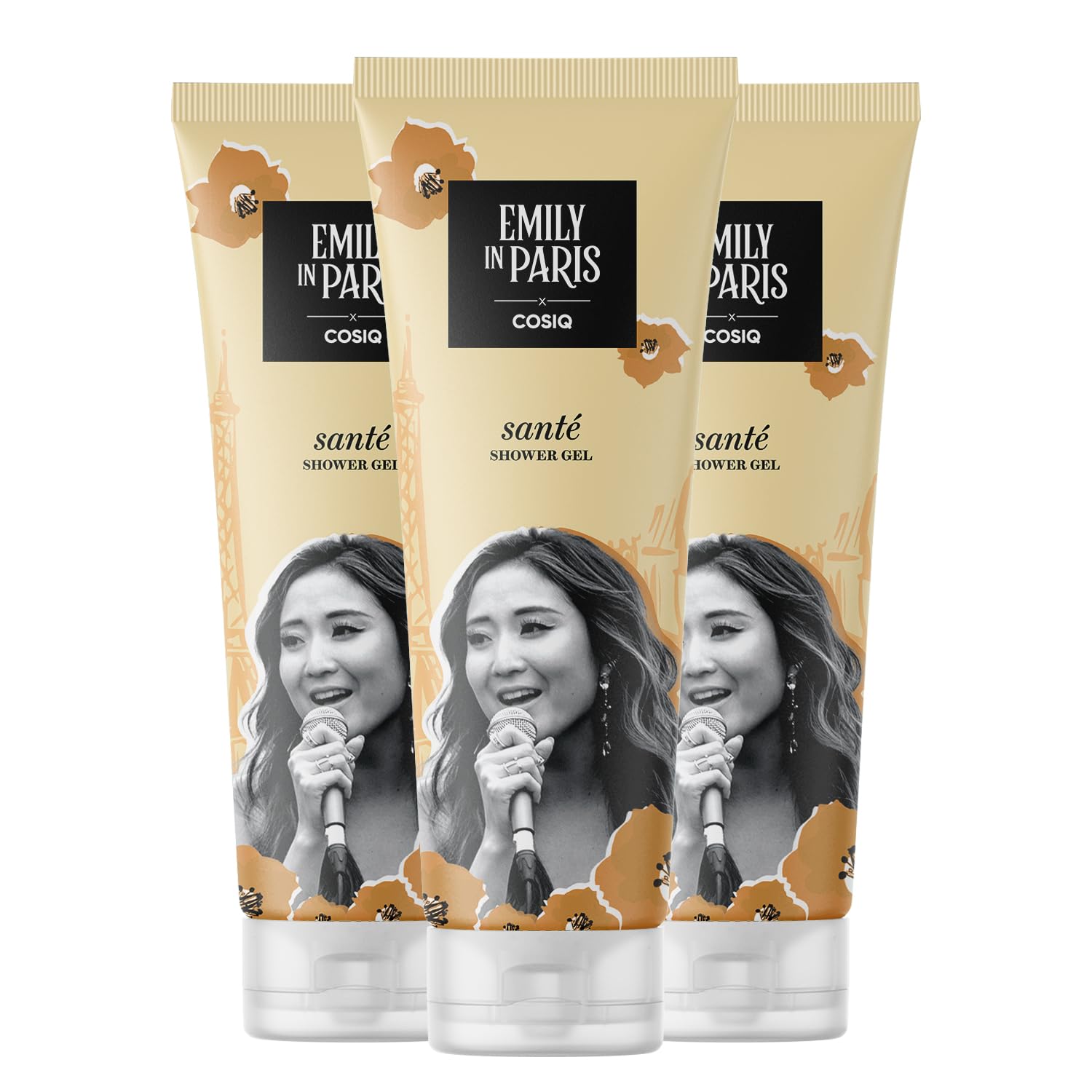 Cos-IQ EIP Body Wash for Women, 24/7 Shower Fresh with Long Lasting Scent | Mindy’s Santé Collection | Glowing Skin, Paraben Free & 100% Soap Free | Amber Scent | 200ml (Pack of 3)