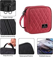 Vista 4 de CD & DVD Storage Case - Car & Home Travel Organizer