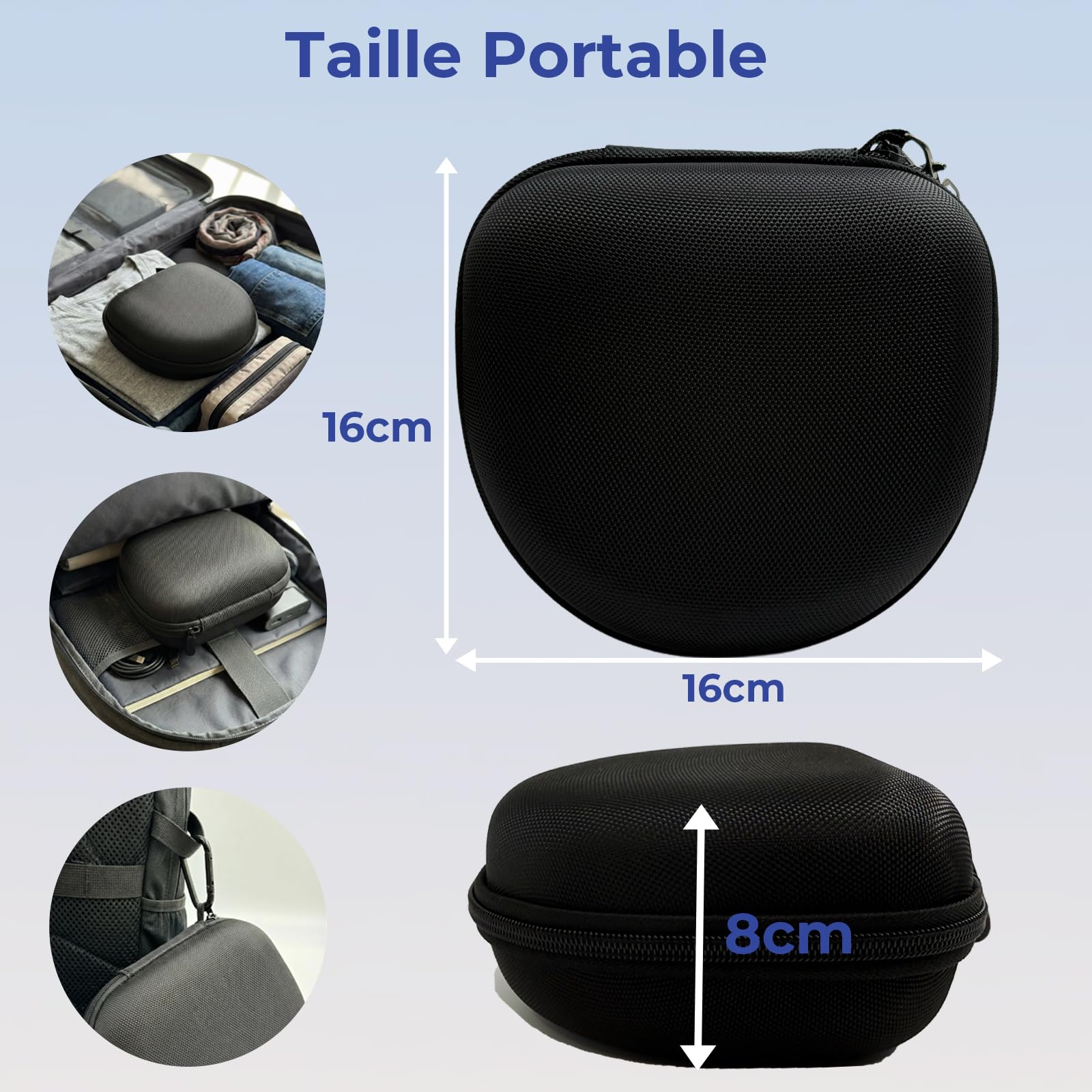 Kopfhörer Tasche für Marshall Major V/IV,JBL Tune 660 BTNC,JBL Tune 520BT/720BT/730BT/770NC Foldable Headphone -Reisen Tragbares kopfhörer Case