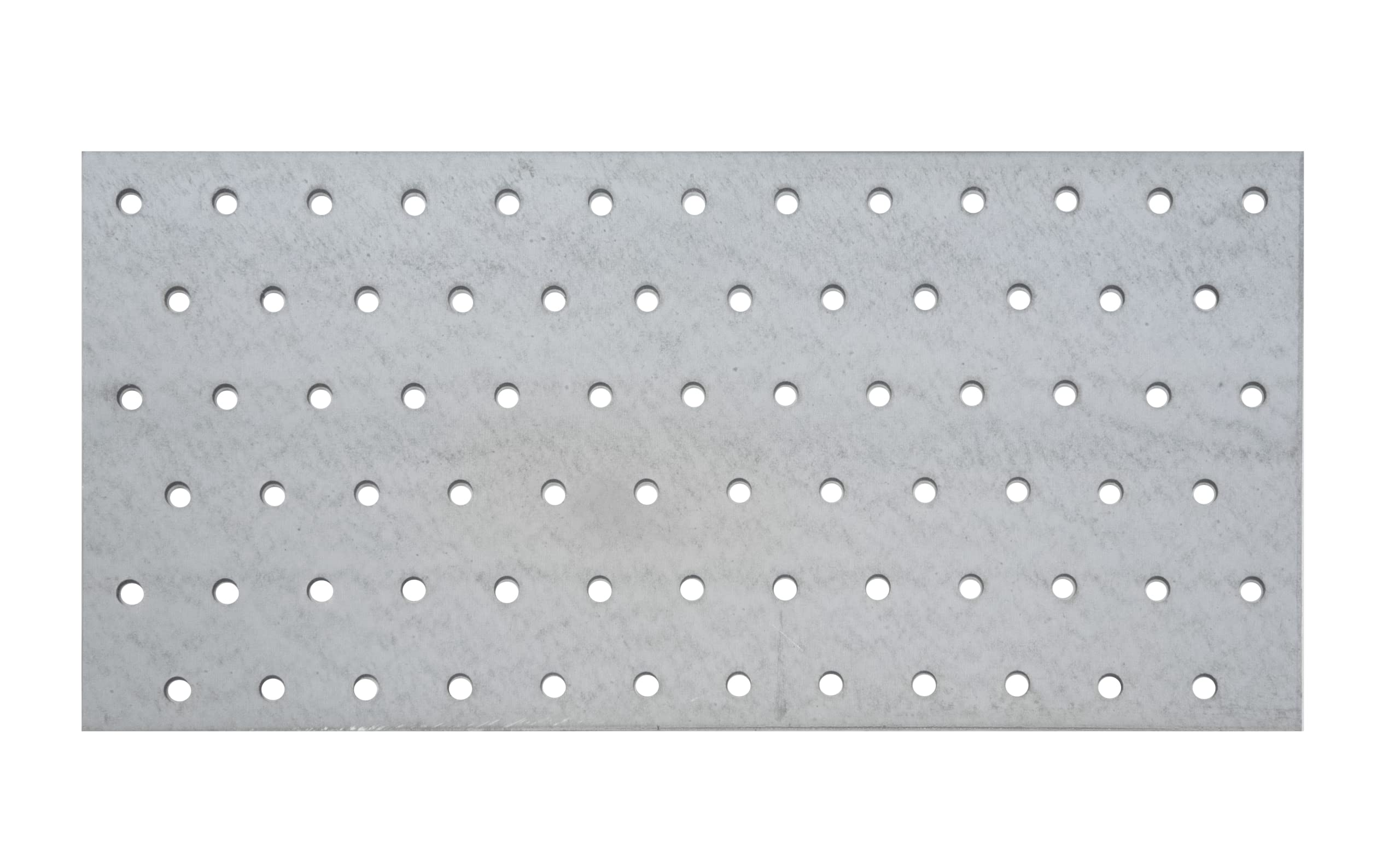 Alberts 353445 Plaque perforée | galvanisé sendzimir | 260 x 120 mm | set de 15 pièces