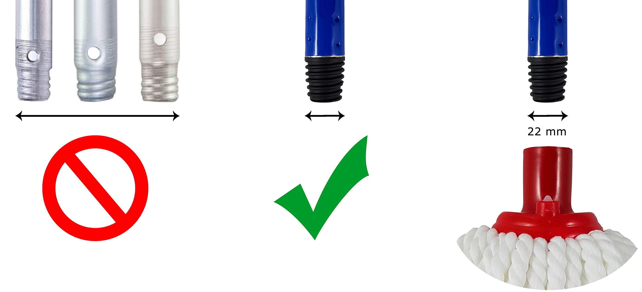 Fregona de Microfibras Super Net Cali con Cubo (210 Gramos, Pack 1 Fregona y Cubo 14 L. Azul)