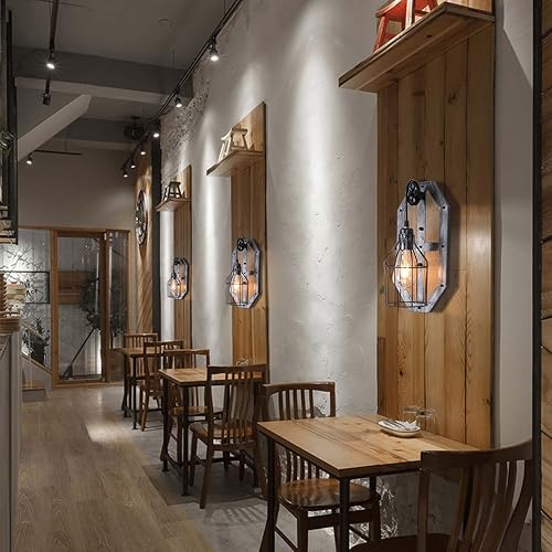 Miniatura 7 de Lámpara de pared retro para exteriores, pequeña lámpara de pared exterior con pantalla de vidrio transparente de 10 pulgadas de alto, accesorios de