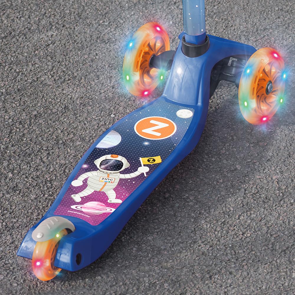 Zinc Monopattino Explorer a tre ruote per bambini dai 3 anni in su
