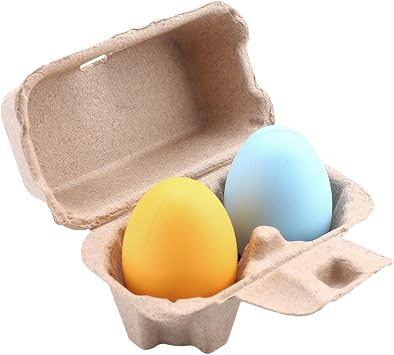 Egg Cartons 2 Count Cheap Bulk 30 Pack, Paper Pulp Egg Carton 2 Cell