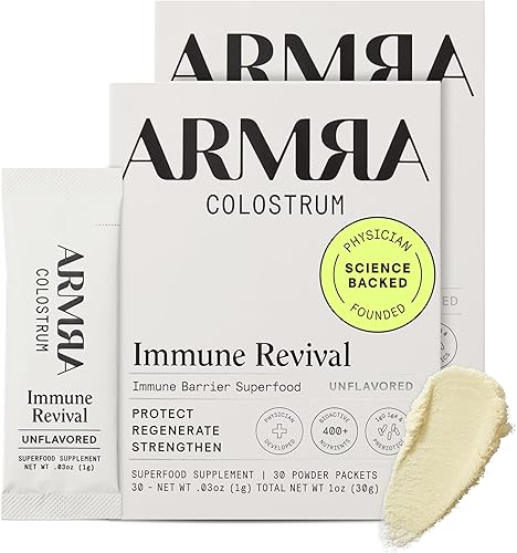 Miniatura 11 de ARMRA Polvo de calostro | Sandía de vid | Salud intestinal e hinchazón | Piel y cabello | Inmunidad | Keto, gluten y sin grasa | 30 porciones