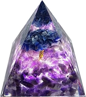 Sponsored Ad - Tree of Life Orgone Pyramid Crystal Stone Protection Crystals Yoga Reiki Pyramid Energy Generator Lucky Cry...