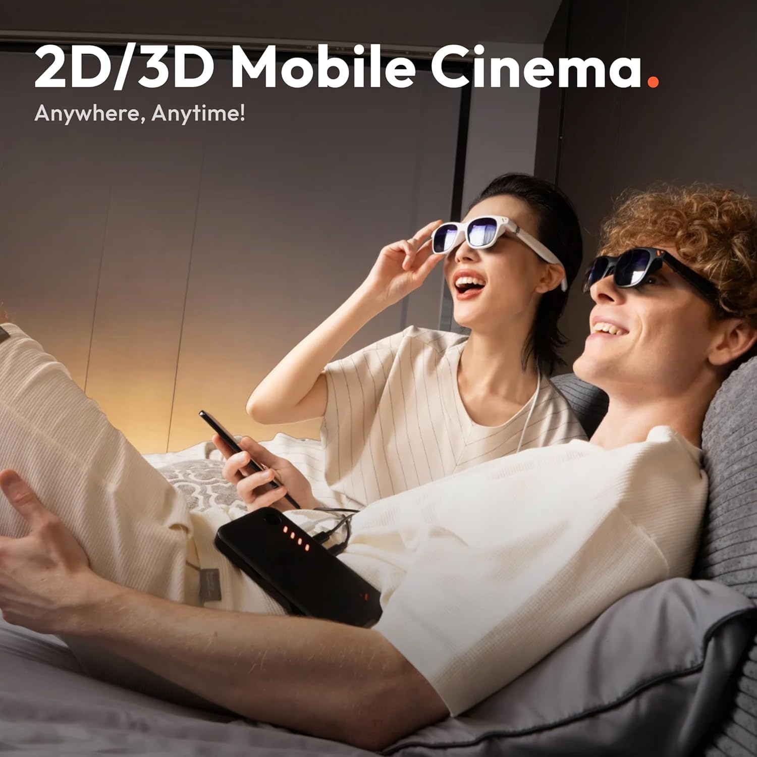 VITURE Luma Xr-Brille & Pro Mobile Dock, Erstes Immersives Xr FÜR Switch 2, Co-Op Streaming, Laden Beim Spielen, Kompatibel Mit Switch, Handhelds, Fire Tv, Neckband, Hdmi/USB-C