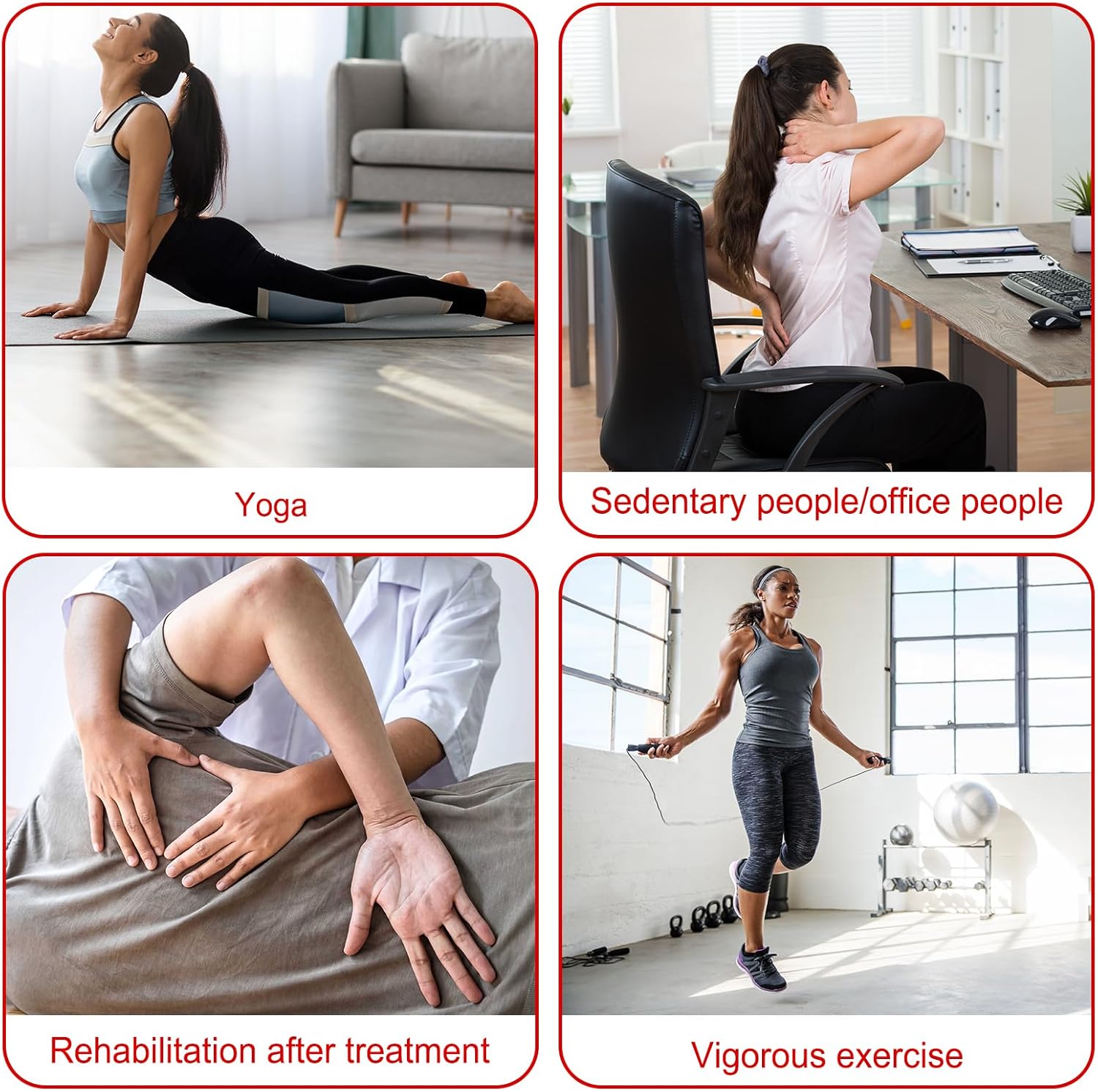 Trapezius Trigger Point Massager, Occipital Release Tool, Cervipoint Trigger Point Massager Silicone, Relieve Pain in The Diamond Shaped Muscles of The Neck and Upper Back (Cranberry) - Image 7