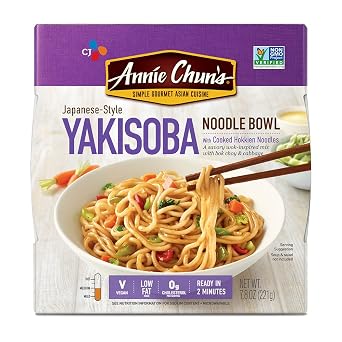 Annie Chuns Yakisoba Noodle Bowl, Non-GMO, 7.9-oz