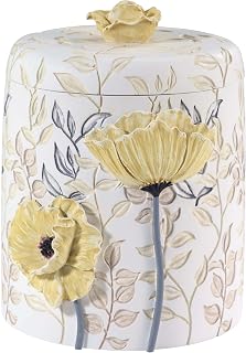 Avanti Linens - Covered Jar, Bathroom Storage for Q-Tips & Cotton Balls