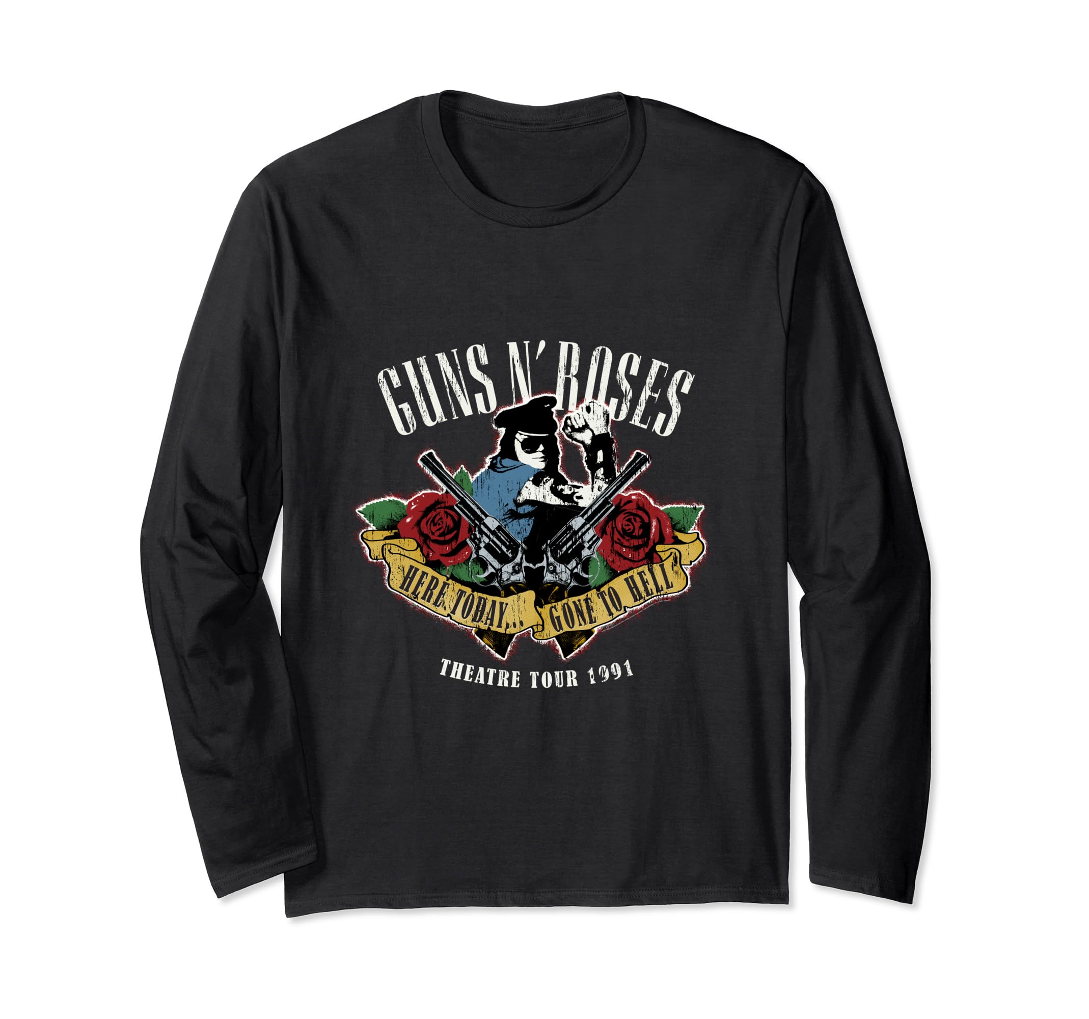 Guns N' Roses Official Here Today Gone To Hell Long Sleeve T