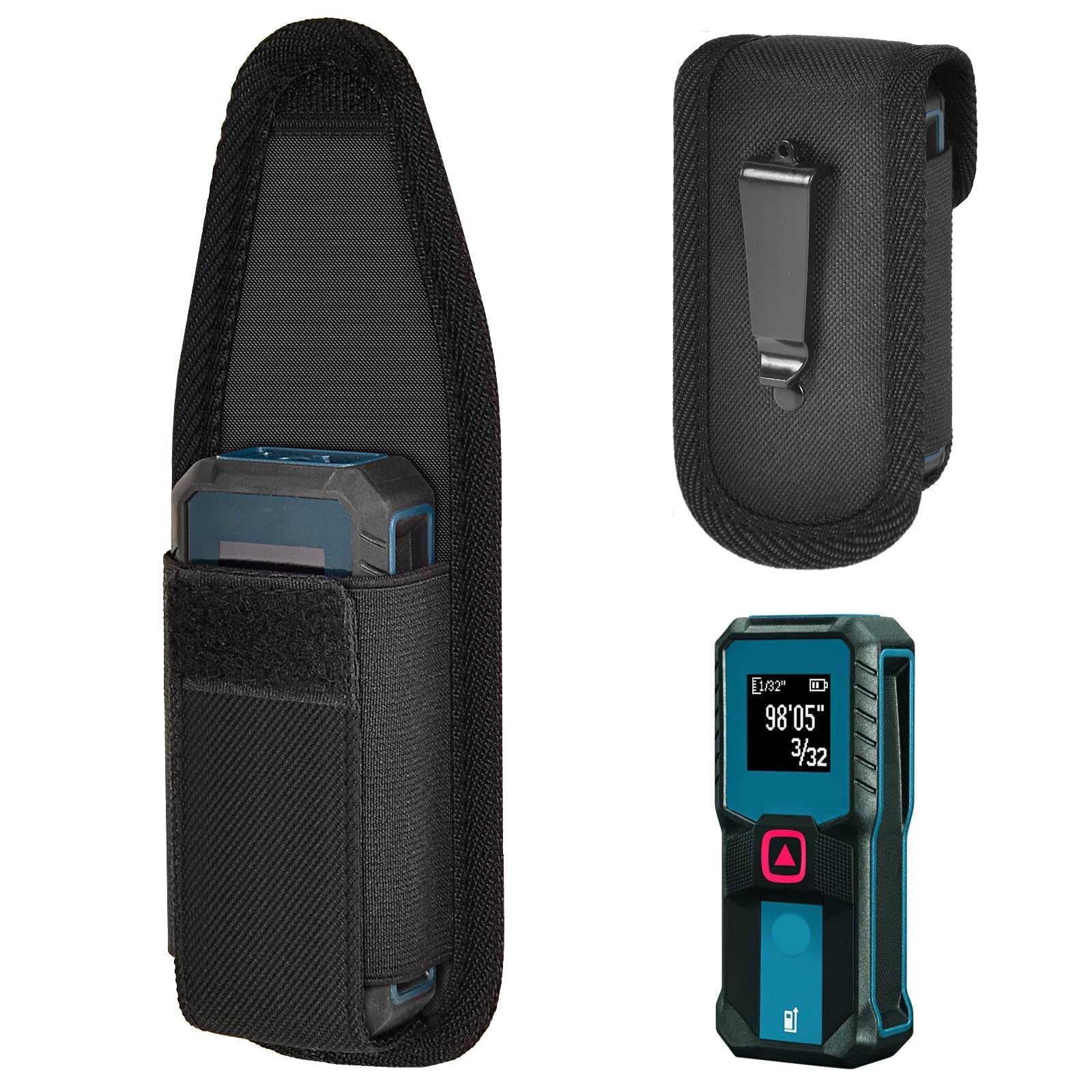 Laser Measuring Tool Case for Bosch Laser Measure GLM100-23/ GLM165-40 Blaze Level Distance Measure, Also Fit for MiLESEEY 229ft Digital Tape Device (Bag only)-image-12