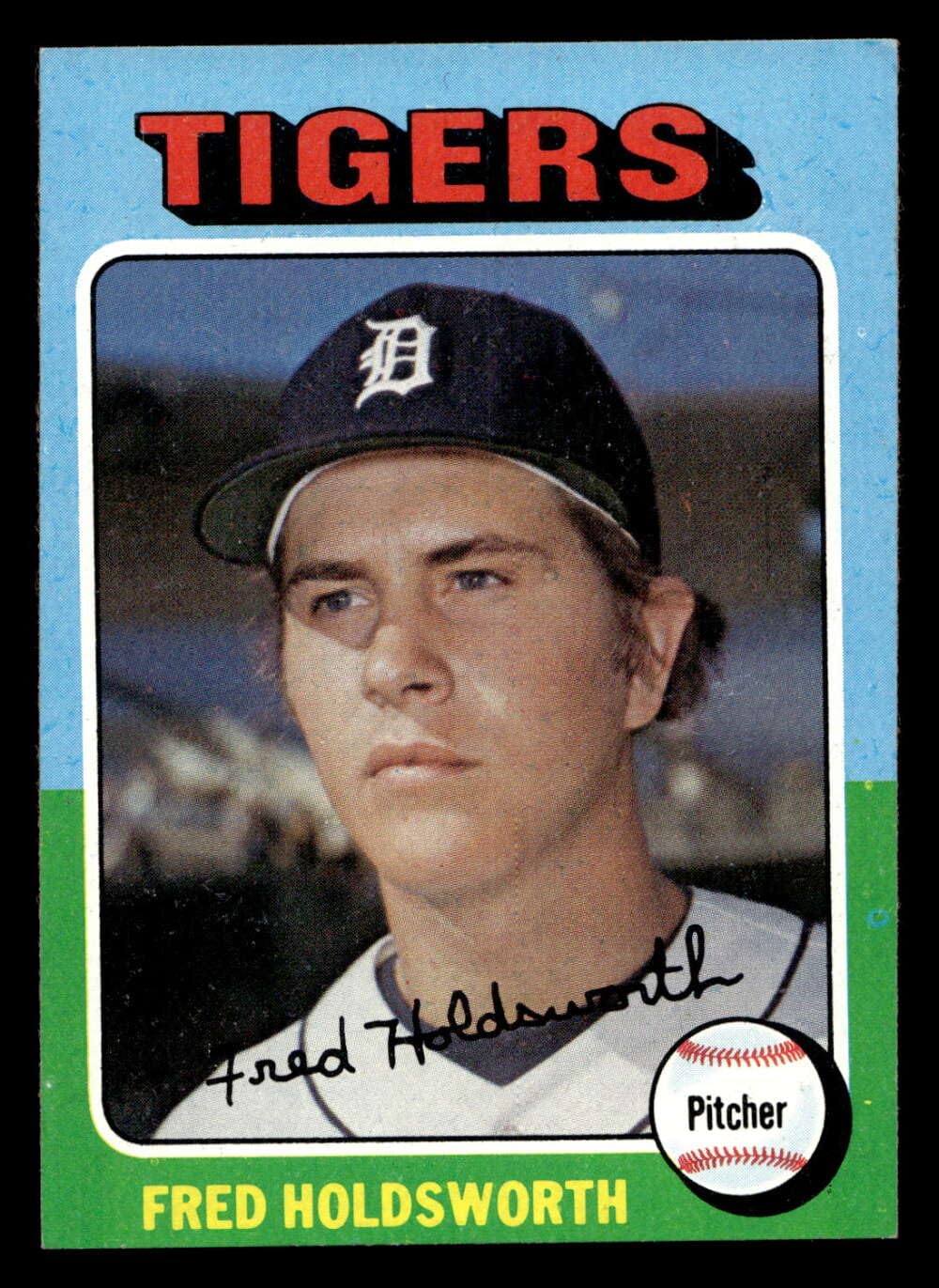 1975 Topps #323 Fred Holdsworth Excellent+ Tigers