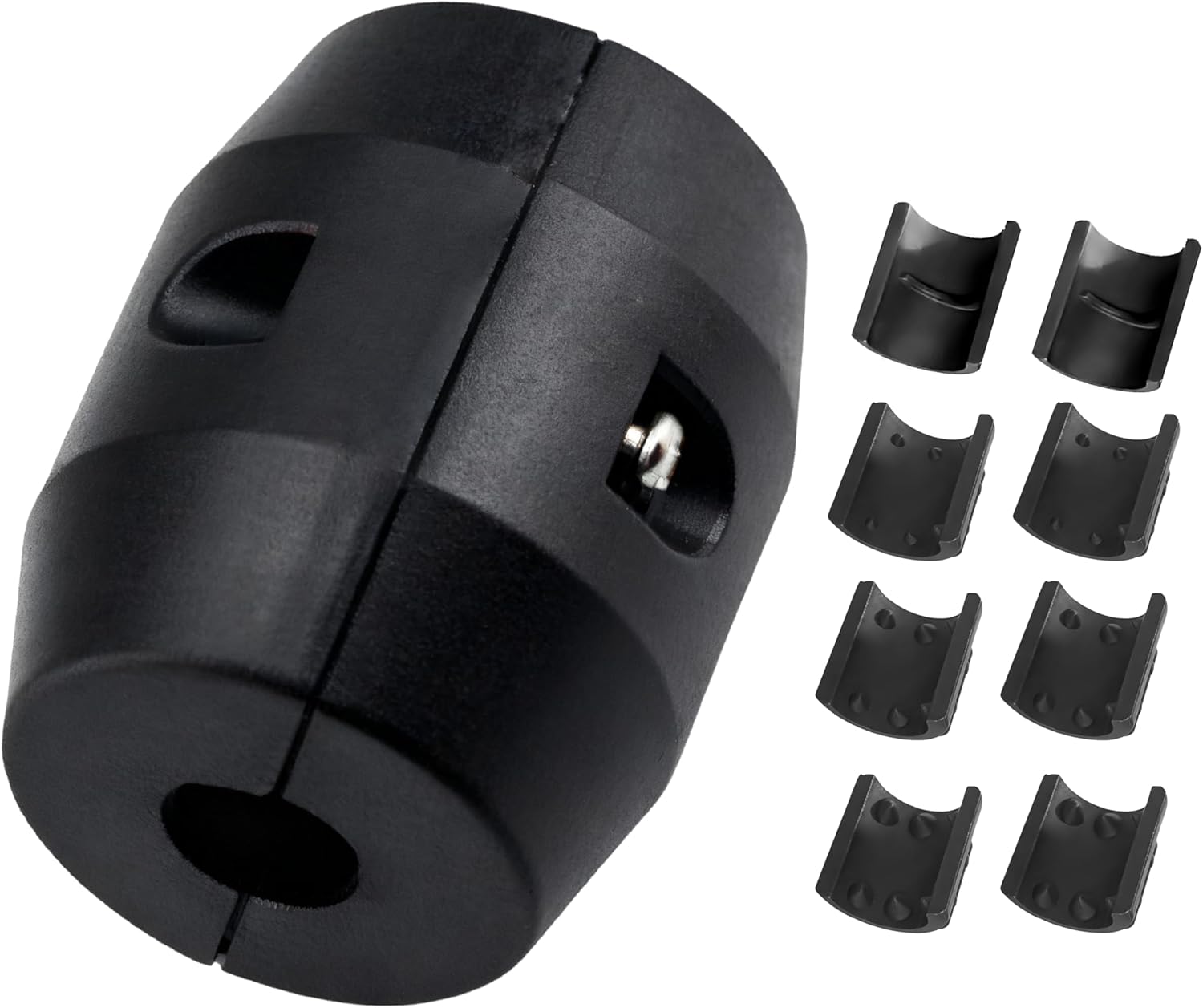 1.02lb Pull Down Faucet Hose Gravity Ball - Heavy Duty Weight for 12-14mm Kitchen Sink Hoses, 4 Buckle Sets Included