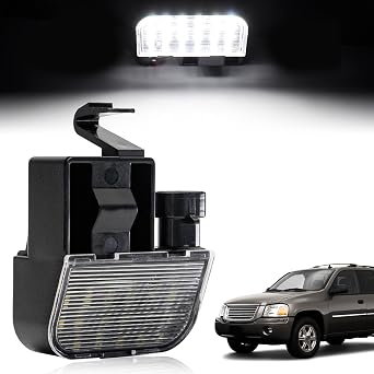 TOP-MAX LED Underhood Work Light Assembly Compatible with Chevy Silverado 1500 Suburban Tahoe GMC Envoy Sierra 1500 Yukon Buick Century Regal Cadillac Escalade, 18-SMD 6000K Bright White Hood Lamp